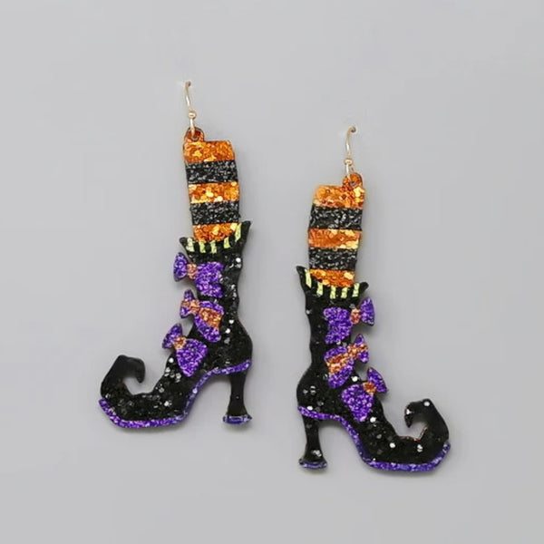 Witch Boot Earrings